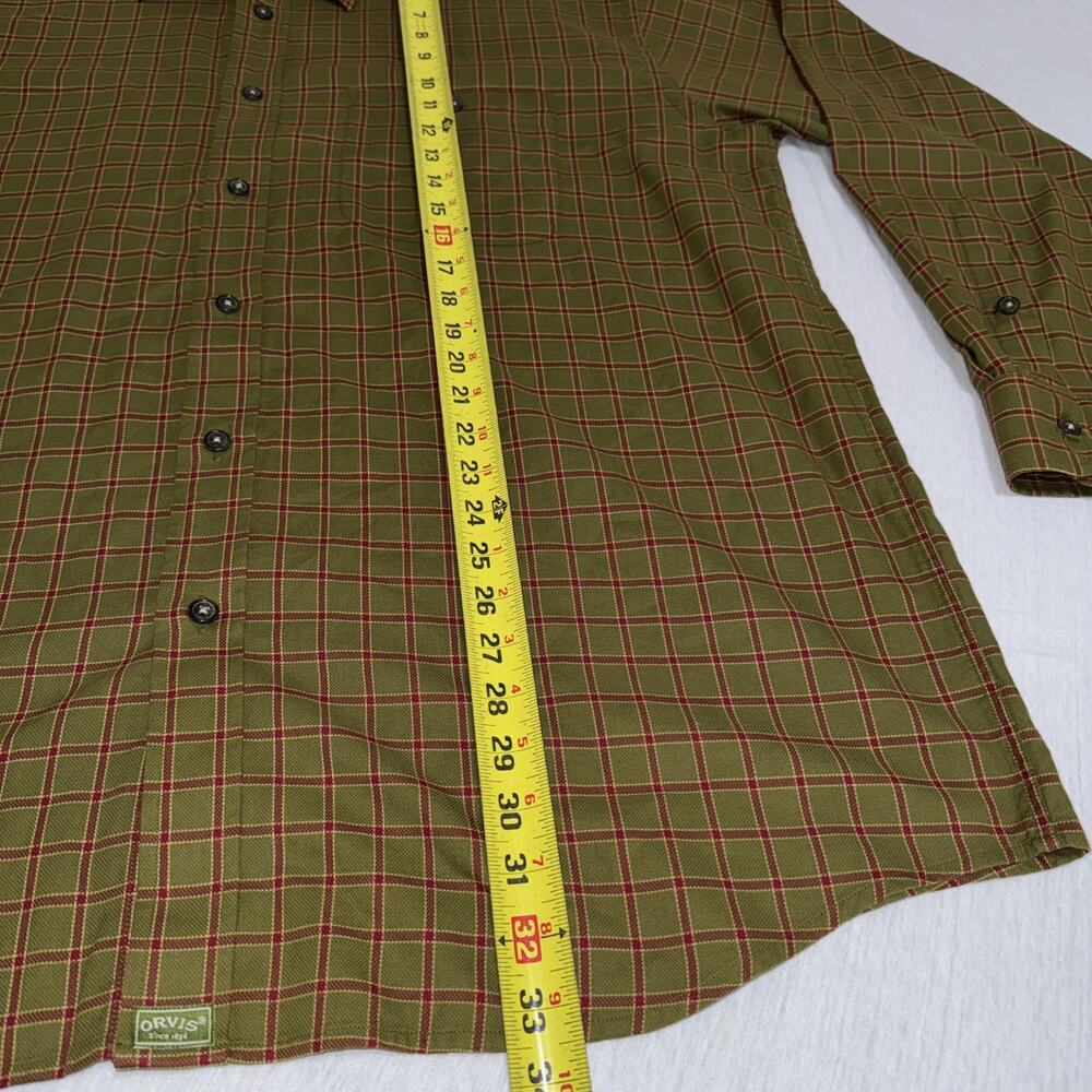 Orvis Button Down LS Shirt Men's XL Multicolor Plaid 100% Cotton (Lot Of 2) - Picture 12 of 12